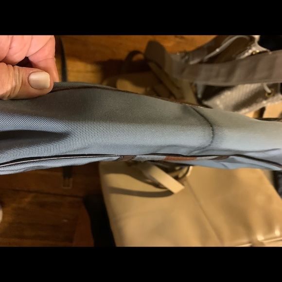 Gucci Blue/Brown Nylon & Leather Vintage Web Hobo - Picture 15 of 15